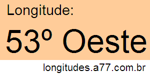 Longitude 53º Oeste