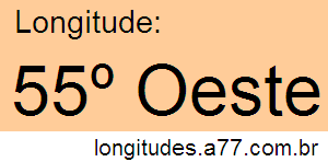 Longitude 55º Oeste