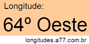 Longitude 64º Oeste