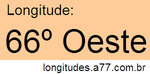 Longitude 66º Oeste