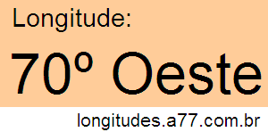 Longitude 70º Oeste