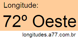 Longitude 72º Oeste